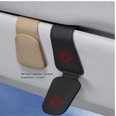 MagSnap™ Leather Sunglasses Clip