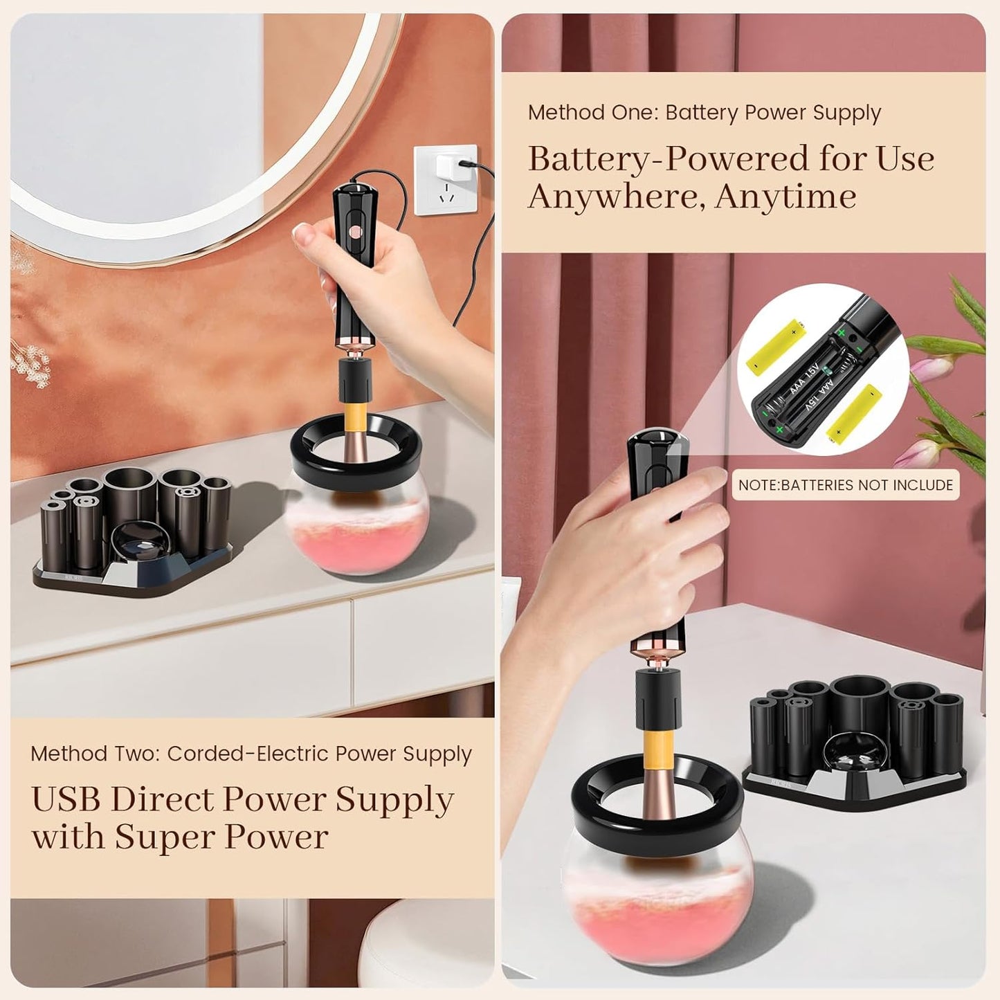 GlowSpin™ - Brush Cleaner