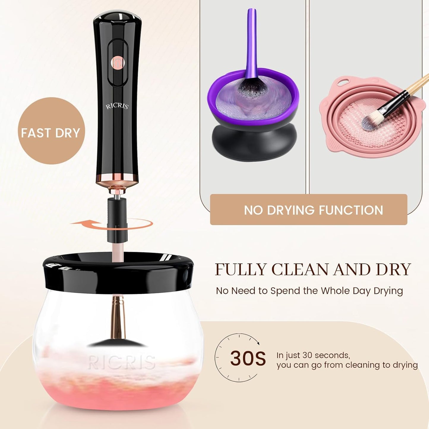 GlowSpin™ - Brush Cleaner