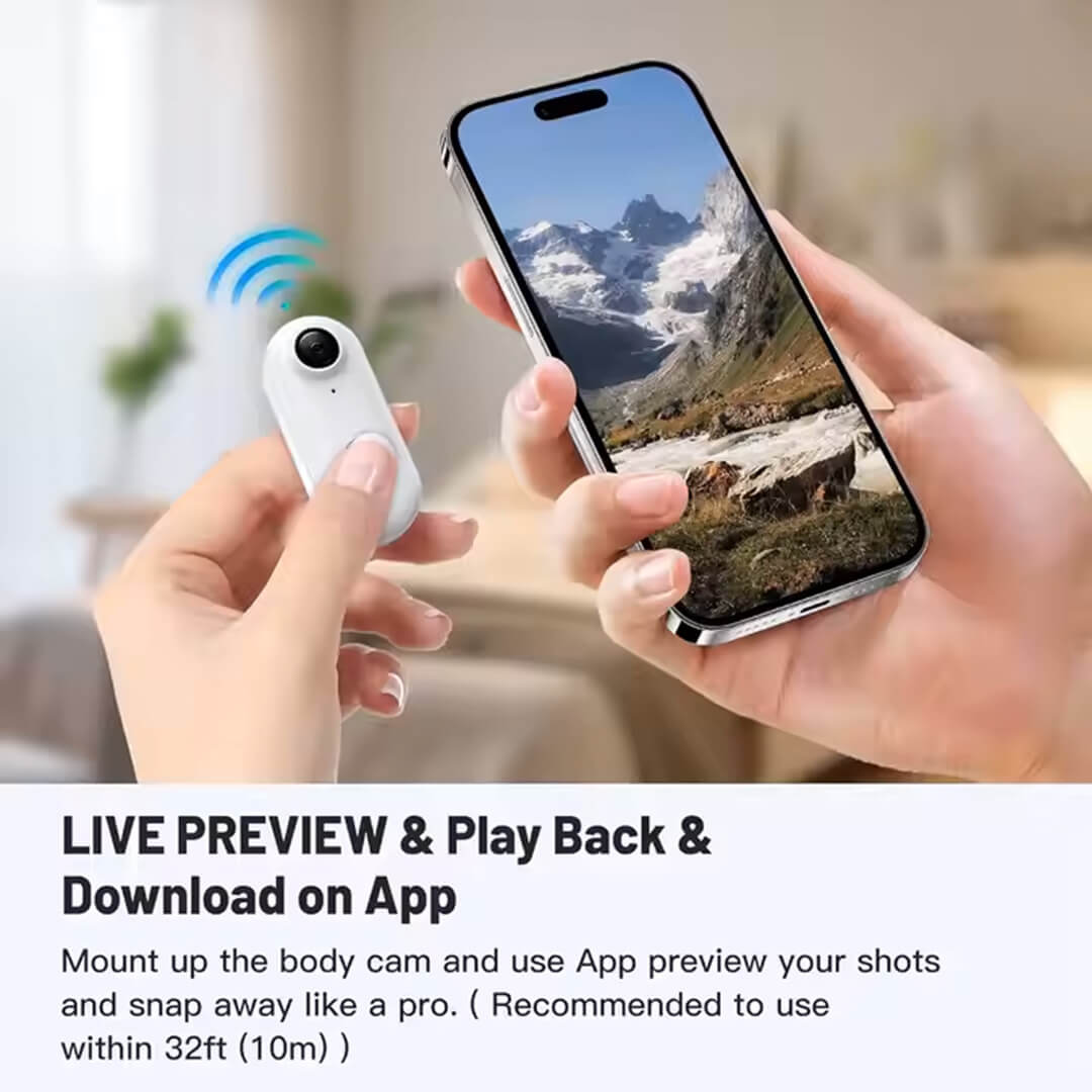 InvisiCam™ 1080P Body Camera