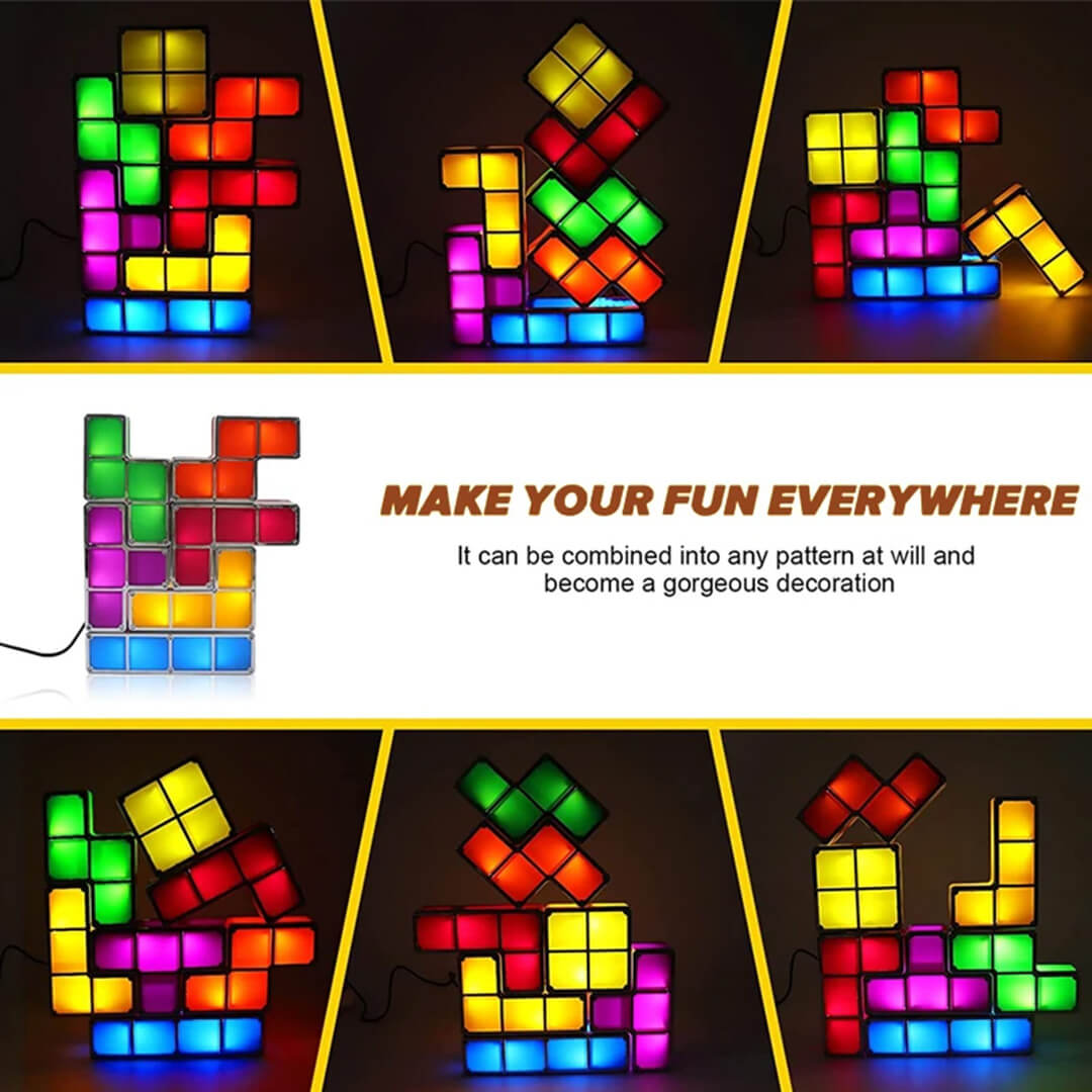 RetroBlox™ - Tetris Lamp