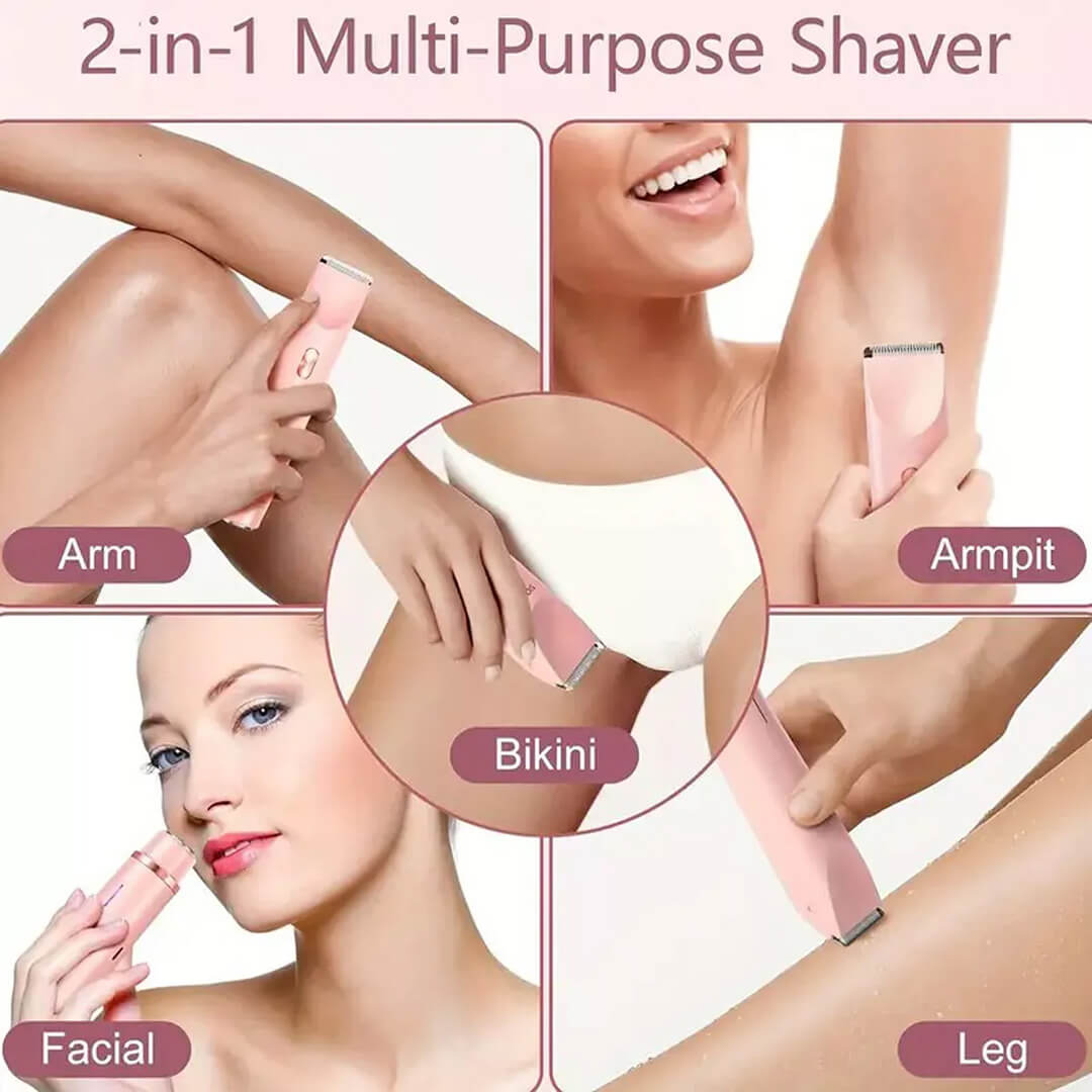 BareNaked™ – Painless Bikini Trimmer & Body Shaver