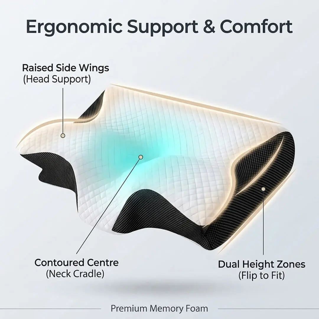 SleepRight™ Contoured Support Pillow
