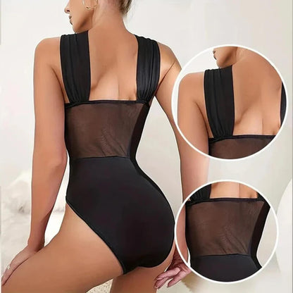 Crissique™ Mesh Corset Bodysuit
