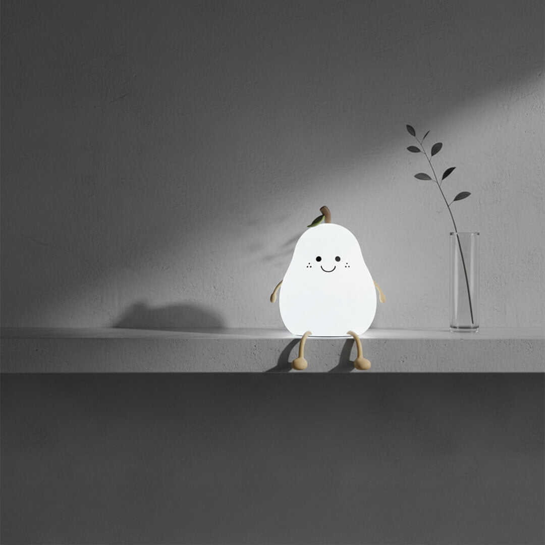 SquishAPear™ Pear Silicone Night Light