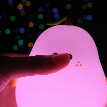 SquishAPear™ Pear Silicone Night Light