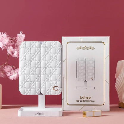 TriGlow™ Illuminated Trifold Vanity Mirror