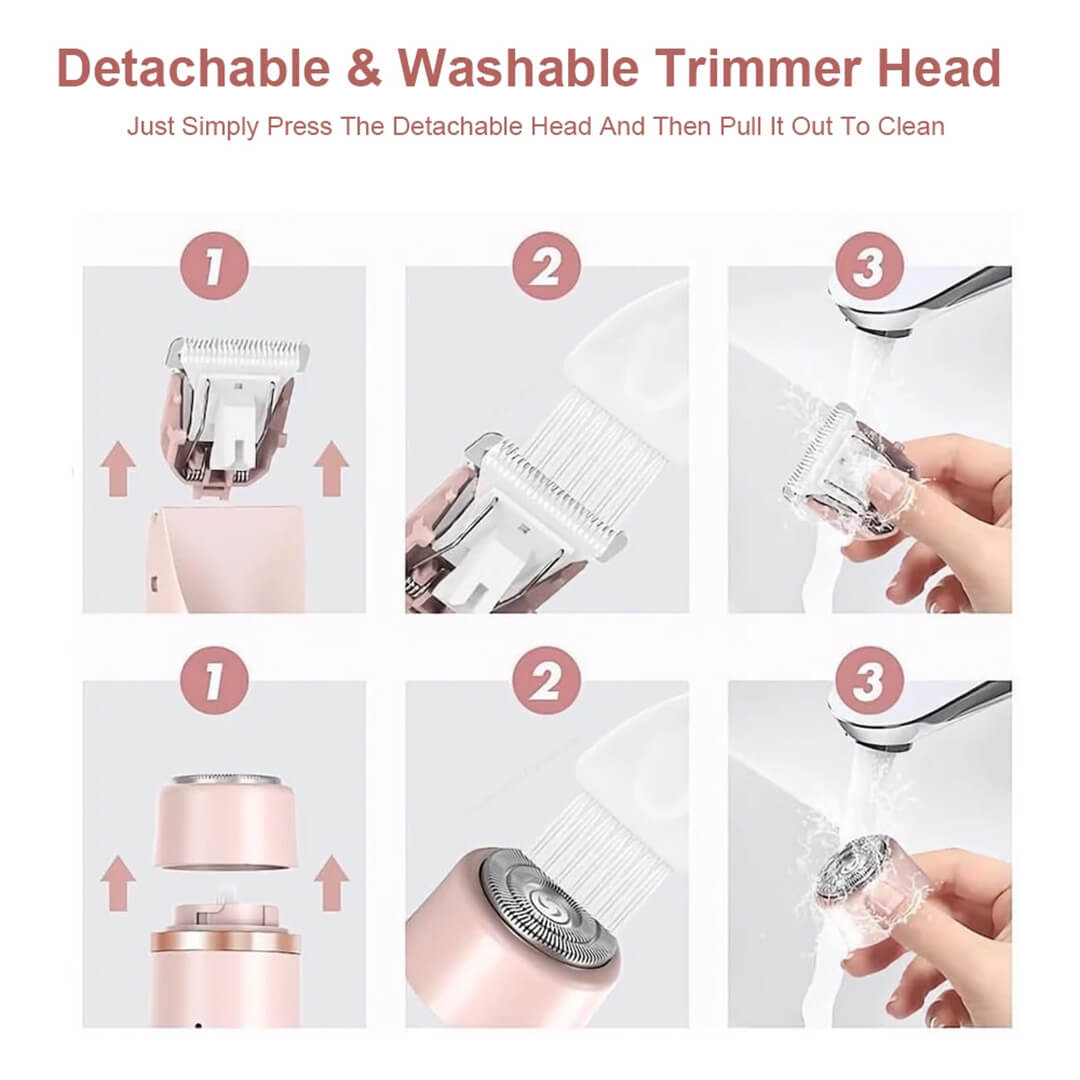 BareNaked™ – Painless Bikini Trimmer & Body Shaver