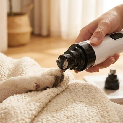 PawCalm™ Silent Dog Nail Grinder
