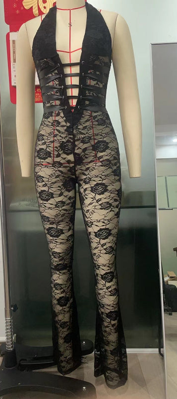 LaceNoir™ Rope Jumpsuit