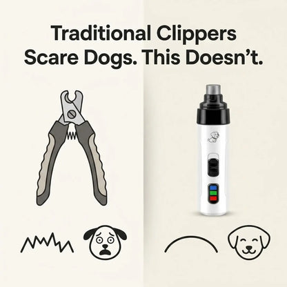 PawCalm™ Silent Dog Nail Grinder