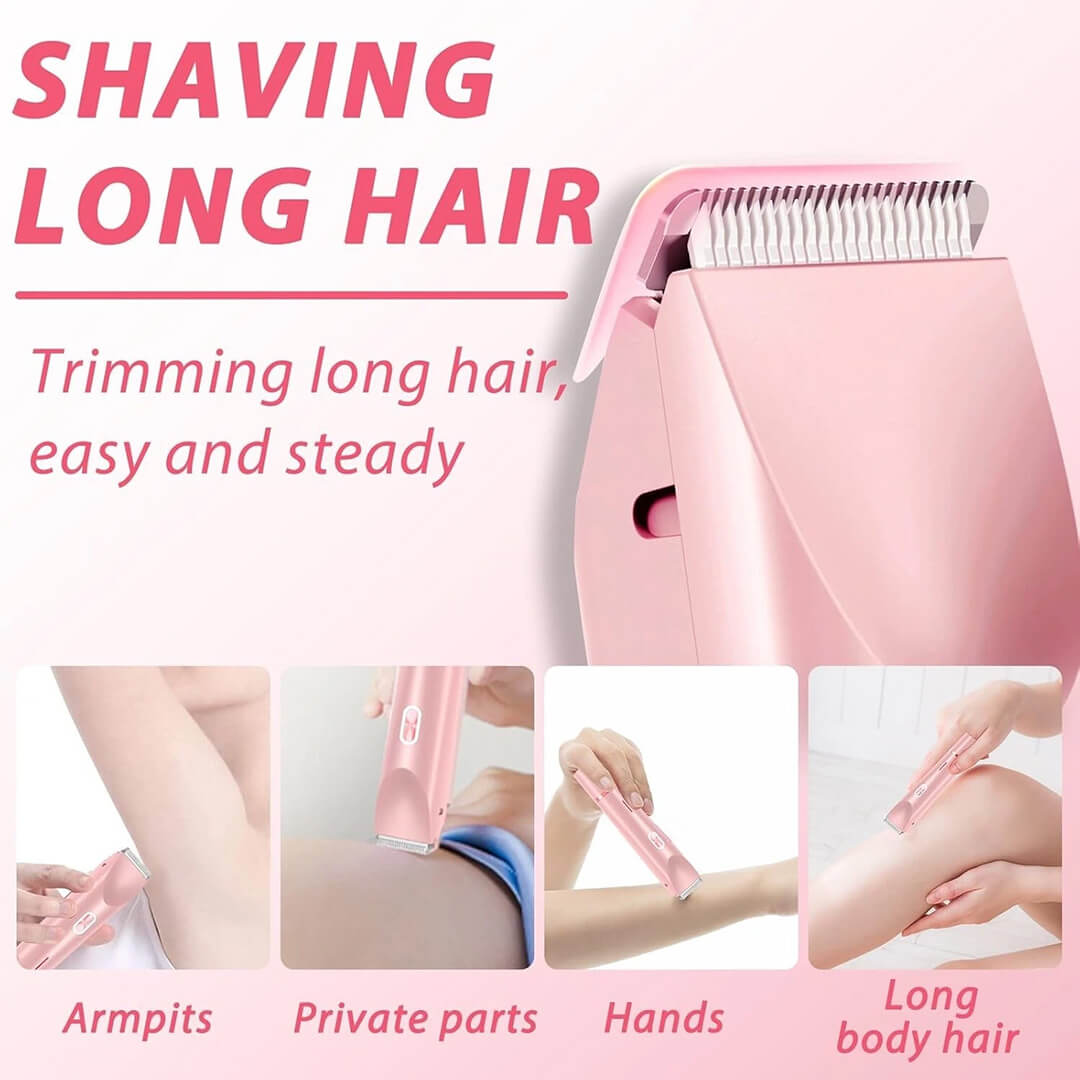 BareNaked™ – Painless Bikini Trimmer & Body Shaver