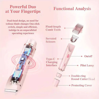 BareNaked™ – Painless Bikini Trimmer & Body Shaver