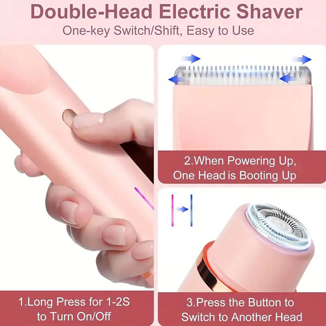 BareNaked™ – Painless Bikini Trimmer & Body Shaver