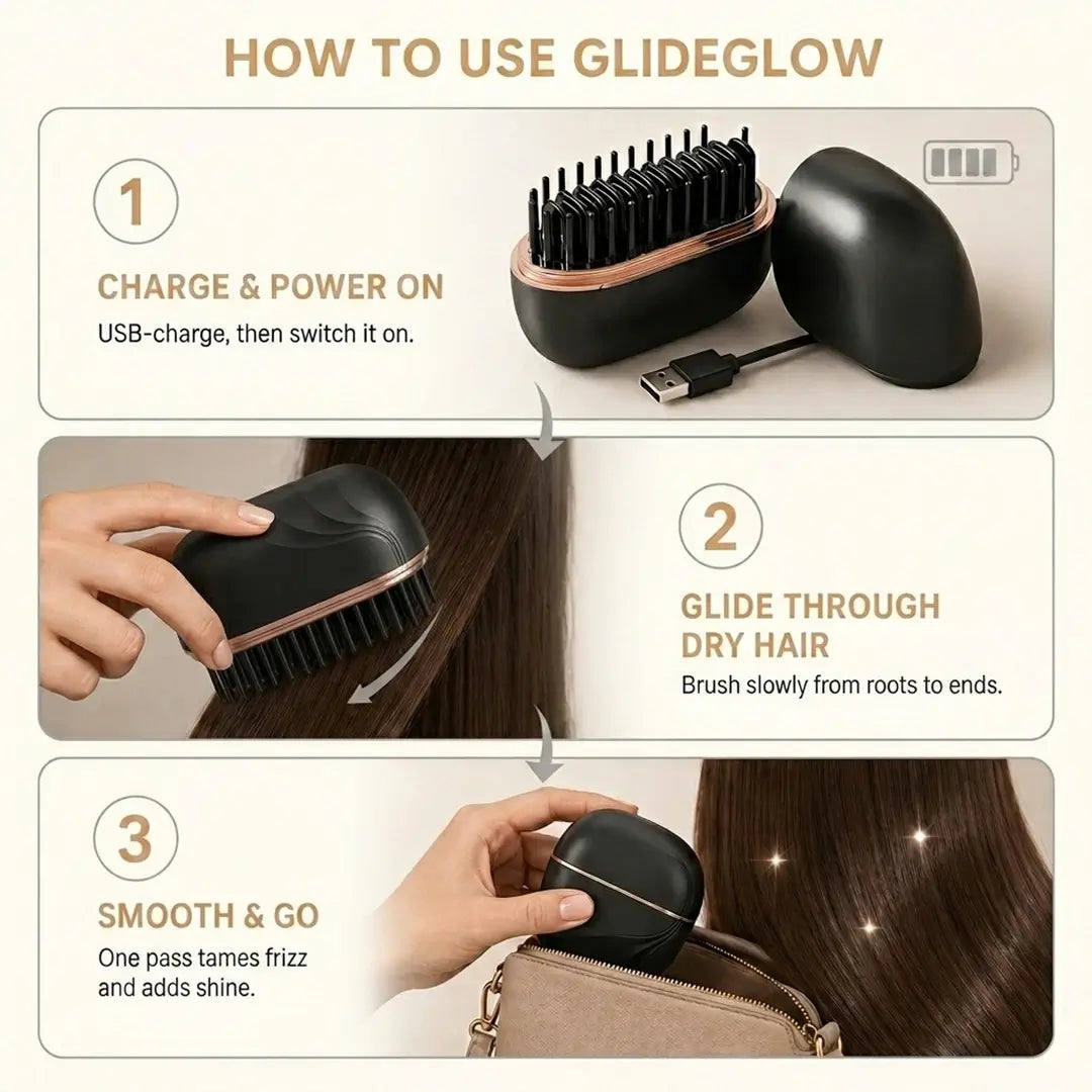GlideGlow Straightening Comb