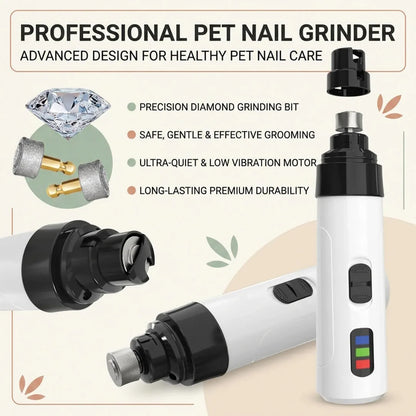 PawCalm™ Silent Dog Nail Grinder